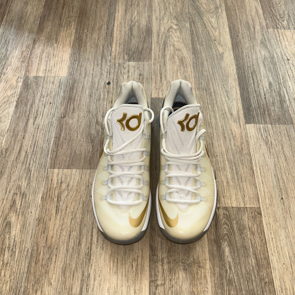 Nike KD 5 Elite White Gold